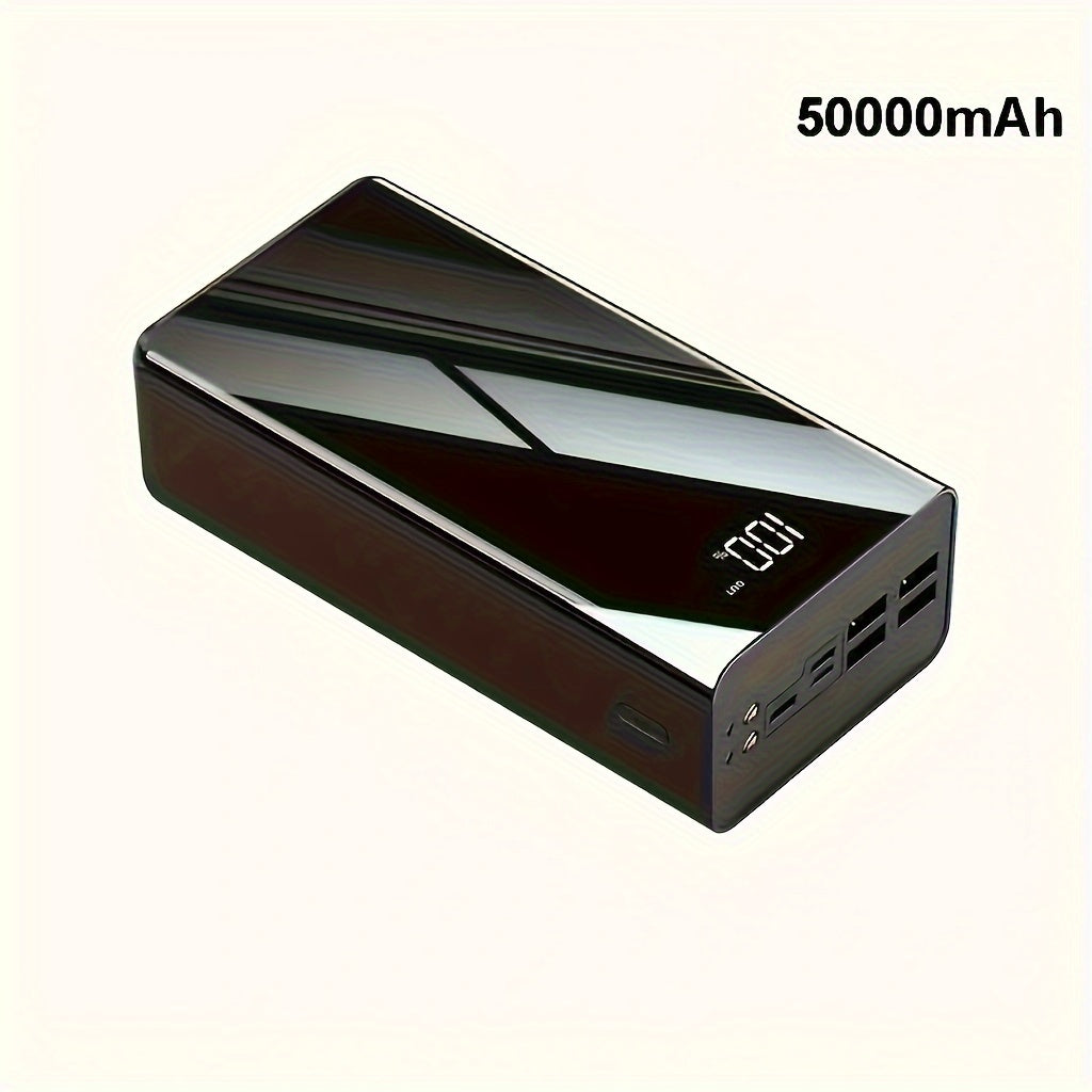 Powerbank 50000mAh, Szybkie Ładowanie i Latarka LED