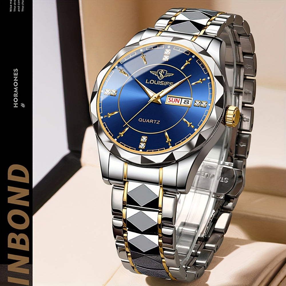 Oryginalny męski zegarek Louisifs