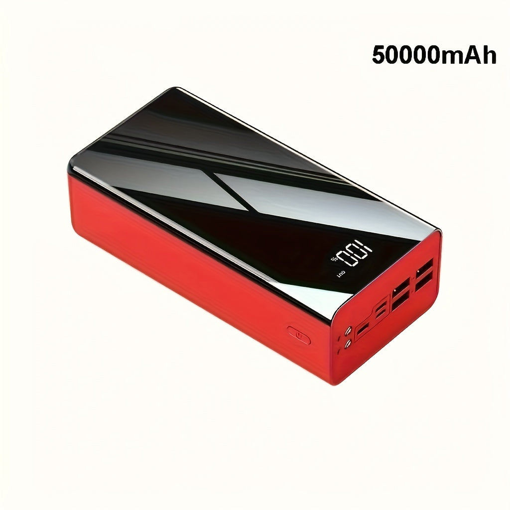Powerbank 50000mAh, Szybkie Ładowanie i Latarka LED